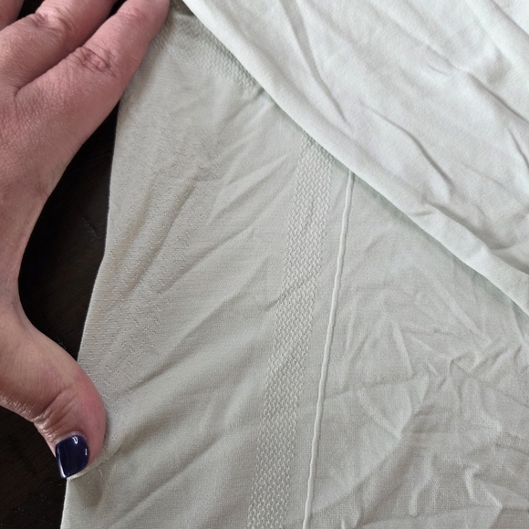 CALIA Seamless Golf Quarter-Zip Pullover Mint Candy Women's Large New Texas - Picture 7 of 12